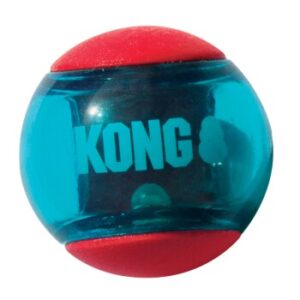 Hundespielzeug KONG Spielzeug Squeezz Action 3x Red Ball M