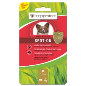 Hundebedarf Bogadent Spot-On Anti-Parasit für Hunde XS 3×0,7ml