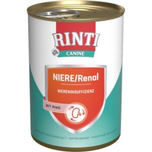 Hundefutter RINTI Canine Niere/Renal Rind 12x400g