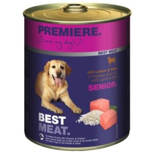 Hundefutter PREMIERE Best Meat Senior Lamm & Reis 12×800 g