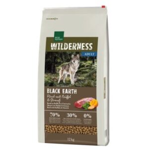 Hundefutter REAL NATURE WILDERNESS Black Earth Rind & Büffel 12 kg