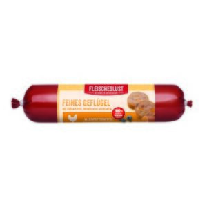 Hundefutter Fleischeslust Wurst Classic 6x800g Classic Feines Geflügel