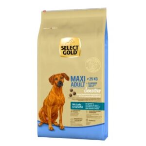 Hundefutter SELECT GOLD Sensitive Adult Maxi Lachs – Hochwertiges Futter für empfindliche Hunde