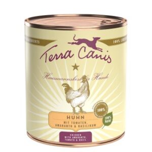 Hundefutter Terra Canis Classic Adult 6x800g Huhn mit Tomaten, Amaranth & Basilikum