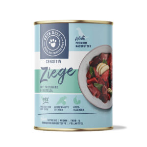 Nassfutter Nassfutter Sensitiv Ziege mit Pastinake und Distelöl für Hunde – 200g / 6er Pack