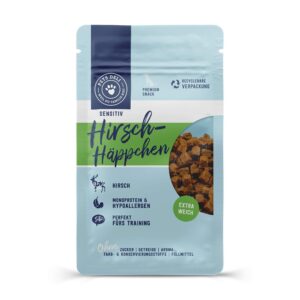 Snacks Snack Training Hirsch Häppchen für Hunde – 5 x 90g