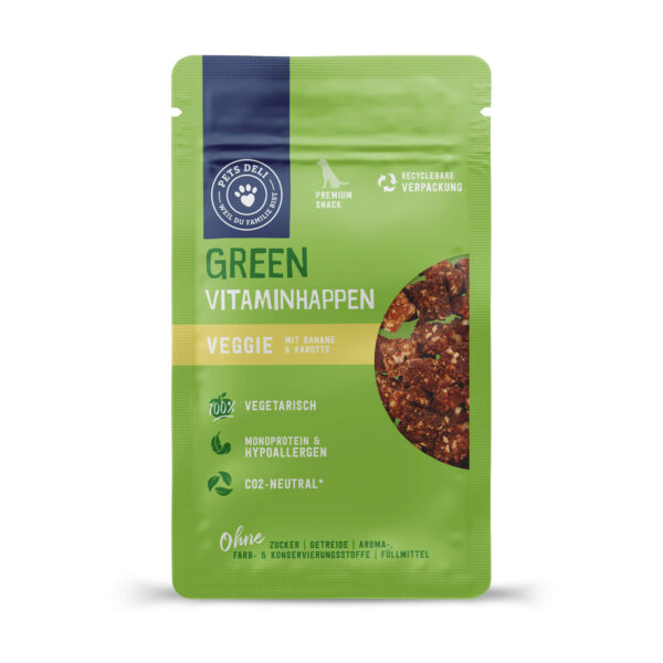 Snacks Snack Green Vitaminhappen Veggie mit Banane & Karotte – 80g