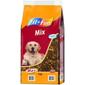 Hundefutter FIT+FUN Mix Trockenfutter Adult 15 kg