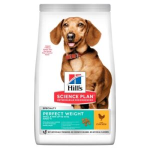 Hundefutter Hill’s Hills Science Plan Dog Adult Perfect Weight S&M Huhn 1.5 kg