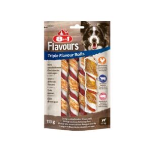 Hundefutter 8in1 Triple Flavour Rolls 3 St?ck