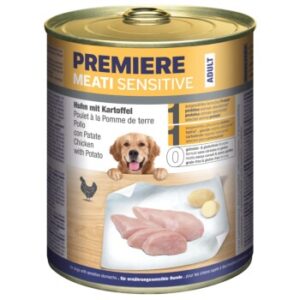 Hundefutter PREMIERE Meati Sensitive Huhn & Kartoffel 6×800 g