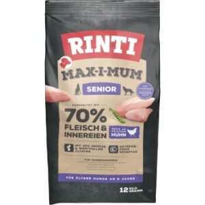 Hundefutter RINTI MAX-I-MUM Senior Huhn 12 kg