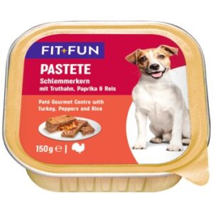 Hundefutter FIT+FUN Pastete Schlemmerkern 11x150g