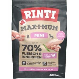 Hundefutter RINTI Max-i-Mum Mini Adult Huhn 4 kg