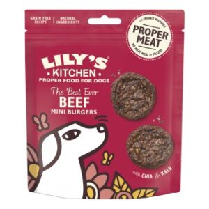 Hundefutter LILY’S KITCHEN Mini Burgers Rind 8×70 g