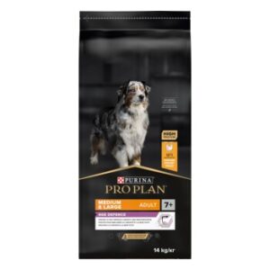 Hundefutter PRO PLAN Adult 7+ Medium & Large Age Defence Huhn 14 kg