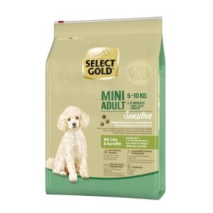 Hundefutter SELECT GOLD Sensitive Mini Adult Ente & Kartoffel 4 kg