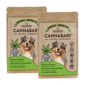 Hundefutter Sparrow Dog CannaBarf 2×100 g