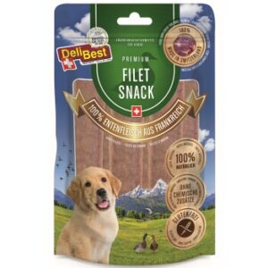 Hundefutter DeliBest Filet Snack Entenfleisch 10x90g