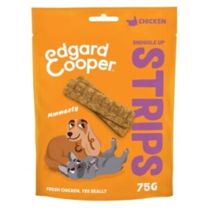 Hundefutter Edgard & Cooper Strips Huhn 75 g