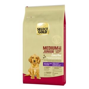 Hundefutter SELECT GOLD Sensitive Medium Junior Lamm/Lachs/Kartoffel 12 kg