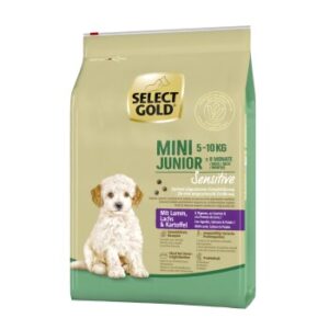 Hundefutter SELECT GOLD Sensitive Mini Junior Lamm/Lachs/Kartoffel 4 kg