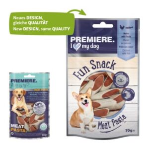 Hundefutter PREMIERE Meat Pasta Huhn mit Fisch 7x70g