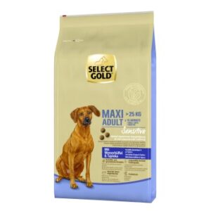 Hundefutter SELECT GOLD Sensitive Adult Maxi: Hochwertiges Wasserbüffel-Futter für empfindliche Hunde