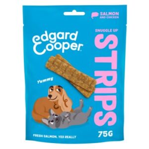 Hundefutter Edgard & Cooper Strips Lachs & Huhn 75 g