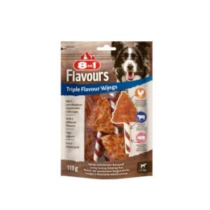 Hundefutter 8in1 Triple Flavour Wings 6 St?ck