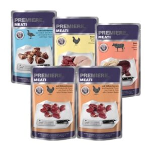 Hundefutter PREMIERE Meati Adult Pouch Mixpaket 5x500g