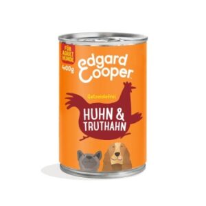 Hundefutter Edgard & Cooper Adult 6x400g Huhn & Truthahn