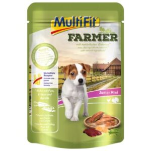 Hundefutter MultiFit Farmer Junior Mini 12×100 g