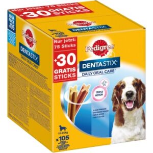 Hundefutter Pedigree Dentastix Daily Oral Care Mega Pack 105 Sticks