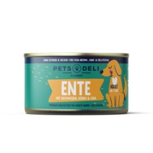 Hundefutter Pets Deli Adult Ente mit Buchweizen, Kürbis, Fenchel & Chia 6x200g