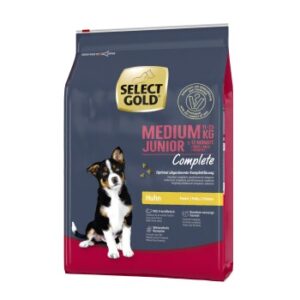 Hundefutter SELECT GOLD Complete Medium Junior Huhn 4 kg