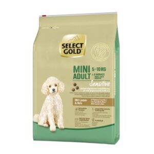 Hundefutter SELECT GOLD Sensitive Mini Adult Lamm & Reis 4 kg