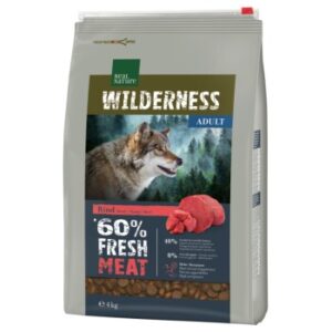 Hundefutter REAL NATURE WILDERNESS Fresh Meat Beef Adult 4 kg