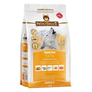 Hundefutter WOLFSBLUT Adult VetLine Skin, Weißer Meeresfisch 2 kg