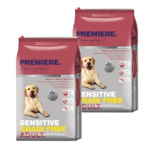 Hundefutter PREMIERE Sensitive Grain Free Adult Rind 2×12 kg