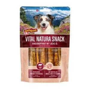 Hundefutter DeliBest Vital Natura Snack Wildlachsöl 200g