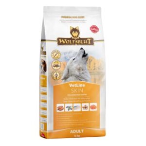 Hundefutter WOLFSBLUT Adult VetLine Skin, Weißer Meeresfisch 12 kg