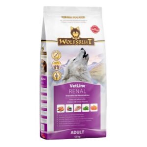 Hundefutter WOLFSBLUT Adult VetLine Renal, Huhn 12 kg