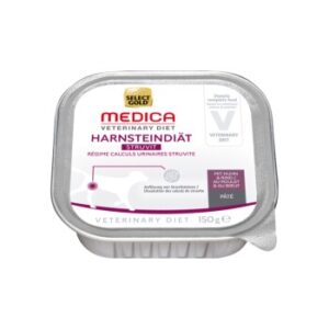 Hundefutter SELECT GOLD Medica Harnsteindiät mit Huhn & Rind 10×150 g