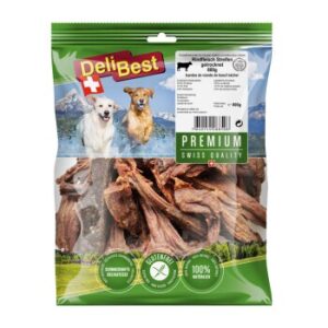 Hundefutter DeliBest Premium Rindfleisch Streifen 800g