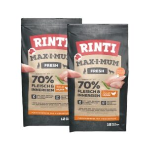 Hundefutter RINTI MAX-I-MUM Huhn 2×12 kg