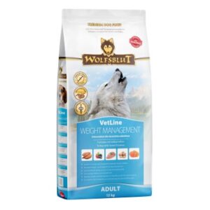 Hundefutter WOLFSBLUT Adult VetLine Weight Management, Truthahn 12 kg