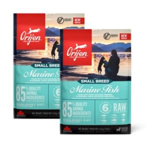 Hundefutter Orijen Small Breed Marine Adult Lachs & Hering 2×4.5 kg