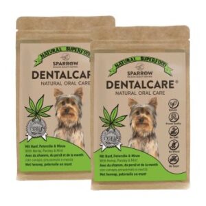 Mundpflege für Haustiere Sparrow Dog DentalCare 2×100 g