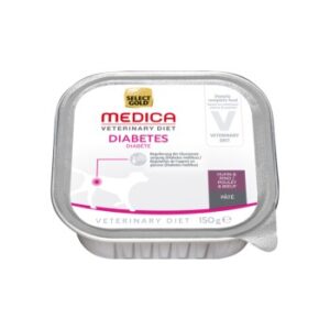 Hundefutter SELECT GOLD Medica Diabetes Huhn, Rind 10x150g